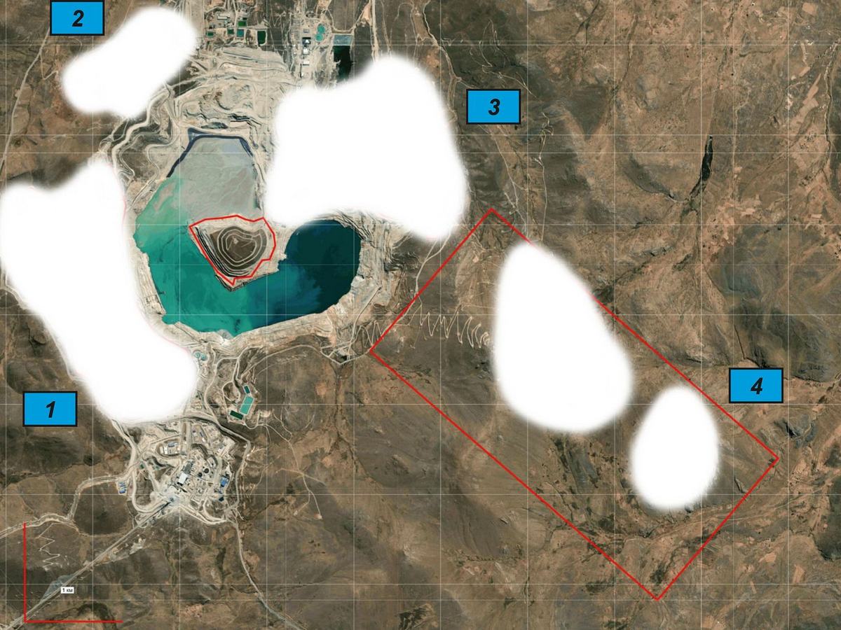 Detected anomalies over the base imagery.