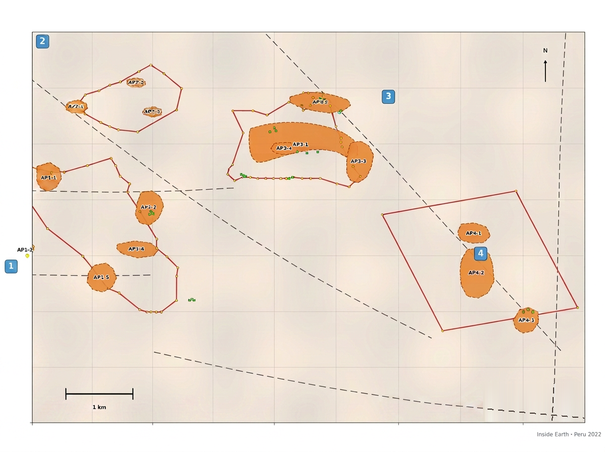 Mapa de geometría — Perú 2022