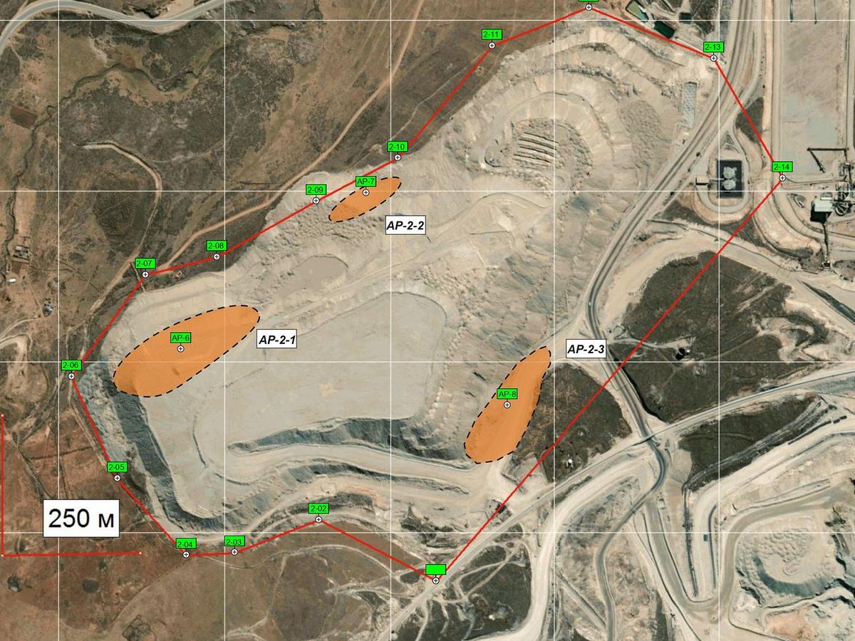 Detail map of sector 2.